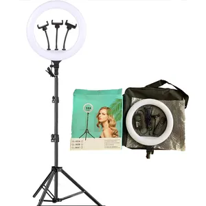 Wholesale various models selfie ring light 13 inch 14 inch 18 inch phone selfie circle led ring fill light with stand tripod