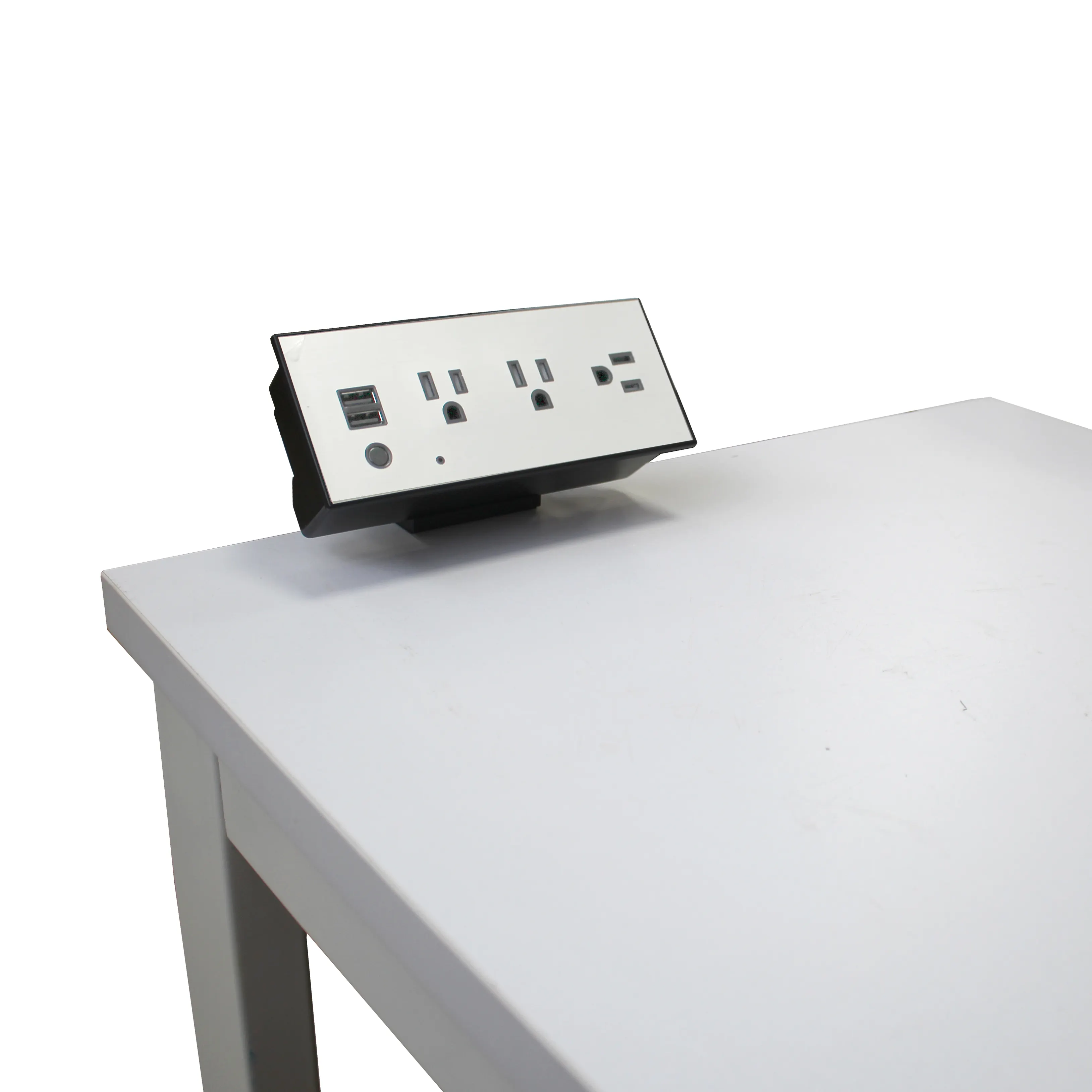 हमें टेबल साइड दबाना पर सॉकेट में tabletop डेस्कटॉप पावर सॉकेट चार्जर विस्तार कनाडा में ईटीएल क्लिप स्कूल तालिका का उपयोग