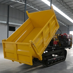 2 тонны нагрузки оптовая цена садовый транспортер Гусеничный мини-самосвал легкий гусеничный самосвал - Product Image 6