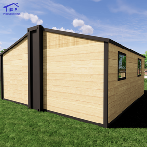 Maisons conteneurs extensibles de luxe modernes de 20 et 40 pieds, portables, 2 chambres, mini-maisons, appartements, hôtels Moduluxe - Product Image 5