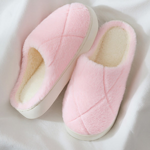Pantuflas Cálidas <span class=keywords><strong>de</strong></span> Invierno para Mujer, Nuevas Pantuflas <span class=keywords><strong>de</strong></span> Interior con Tiras Cruzadas <span class=keywords><strong>de</strong></span> PVC, Antideslizantes, con Forro <span class=keywords><strong>de</strong></span> Piel Sintética, Zapatos para Pareja, Venta al Por Mayor <span class=keywords><strong>de</strong></span> Fábrica - Product Image 3
