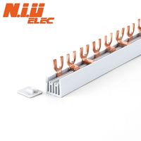 FABRICANT DE TYPE DE FOURCHE de BUSBAR MCB Barre de bus en cuivre pour disjoncteur de boîte de distribution