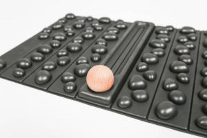 2025 nueva tendencia Shiatsu cojín de masaje plegable conjunto de acupresión para terapia de pies acupresión masajeador Shiatsu de acupresión - Product Image 4