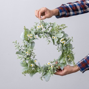 Guirlande de marguerites artificielles CallaFloral, fleurs artificielles en plastique, décoration murale pour la maison, accessoire de mariage CF01499A - Product Image 2