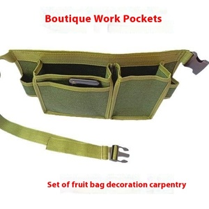 Sac de ceinture multifonctionnel personnalisé pour électriciens, nouveau sac à fruits pour arbres fruitiers, double poche, clous de menuiserie, sac à dos tactique - Product Image 4