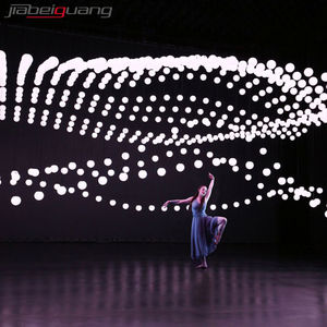 Lumière cinétique LED RGBW avec contrôle Dmx, éclairage <span class=keywords><strong>de</strong></span> scène, boule <span class=keywords><strong>de</strong></span> discothèque, décor <span class=keywords><strong>de</strong></span> boîte <span class=keywords><strong>de</strong></span> <span class=keywords><strong>nuit</strong></span> pour Club Bar Xmas Events - Product Image 2