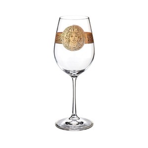 Czech Imported Lead Free Crystal Wine Glasses European Style Gold Painted Set 401-500ml Dishwasher Safe Red Wine Glass - Product Image 2