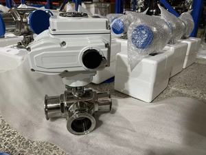 SS304 316 Điện 2PC/3PC 2-Cách Đầy Đủ Cổng Van Điều Khiển Nhiệt Độ Cao Tri-Kẹp Bóng Van Cho Nước <span class=keywords><strong>220V</strong></span>/230V/180V - Product Image 5