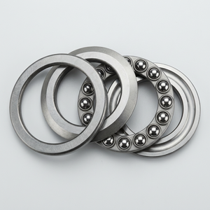 Roulement à billes de butée unidirectionnel pour charges lourdes 51104 pour machines industrielles, équipements de construction, systèmes miniers - Product Image 1