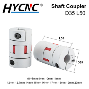 Khớp Nối Nhôm CNC D35L50 Kẹp Mận Linh Hoạt Đầu Nối Vít Bi Động Cơ Khớp Nối Mềm Kích Thước 8/9/10 12/14/16/20Mm - Product Image 5