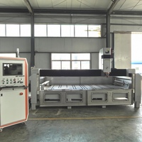 Machine CNC pour comptoirs en pierre RBB-3015ATC, ATC 12 outils, découpe automatique, perçage, profilage des bords, polissage