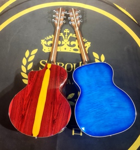 Guitarra Acústica Folk <span class=keywords><strong>St</strong></span>. <span class=keywords><strong>Paul</strong></span> Guitars SOM580 para Fingerstyle con Fondo y Lados de Arce, Madera Sólida, 39 Pulgadas - Product Image 2