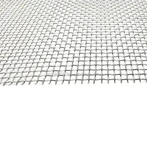 Stainless Steel water filter cloth USE IN SEA FOR FISH Lock Crimped Vibrating Woven Wire Screen