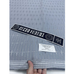 Tissu de Dentelle Polie Africaine Blanche Prix d'Usine, Dentelle Polie Suisse pour Hommes, Tissu de Dentelle Or Personnalisé <span class=keywords><strong>Pas</strong></span> <span class=keywords><strong>Cher</strong></span> Prix Usine - Product Image 4