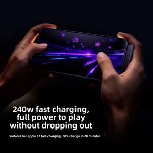 Câble de données tressé à charge rapide 240W avec support pour téléphones mobiles, compatible Huawei Honor Apple <span class=keywords><strong>Xiaomi</strong></span> OPPO - Product Image 5