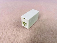 Kabel Lan Ethernet jaringan perempuan Ke perempuan, RJ45 Coupler lurus Modular