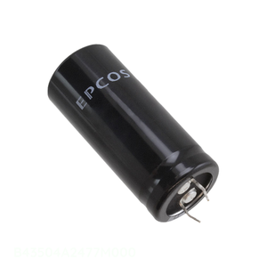 ตัวเก็บประจุแบบ Through Hole รุ่น CAP ALUM 470UF 20% 250V SNAP TH 470 uF ของผู้ผลิต Channel B43504A2477M000 - Product Image 1