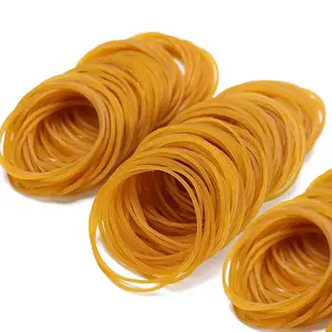 Natural rubberbands china manufacturing elastic rubber bands for vegetables office school home money packing