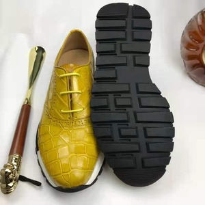 Nouveautés Chaussures décontractées pour hommes Chaussures de marque de luxe Hommes Personnaliser Chaussures en cuir de crocodile véritable Sneakers tendance pour hommes - Product Image 2