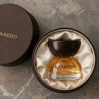 Flacon de parfum vide transparent de forme sphérique unique LANREDO 100 ml, flacon de parfum en verre à sertir 30 ml avec OEM ODM