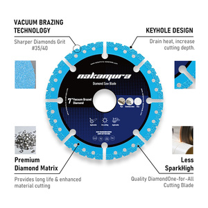 Disco de Corte Multiusos con Recubrimiento de Titanio Soldado por Alta Frecuencia, Disco de Corte de Diamante para Acero, PVC, Hierro Fundido, Amoladora Angular - Product Image 5