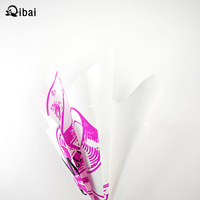 Papier d'emballage étanche Qibai MI AMOR pour le matériel d'emballage de papier d'emballage de bouquet et de fleur
