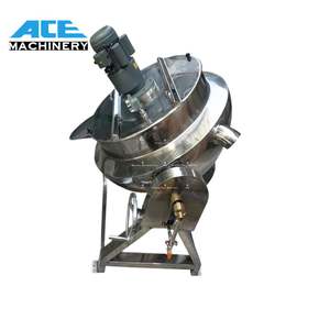 Cuisinière à vapeur électrique inclinable en acier inoxydable Ace, cuisinière à vapeur à gaz, bouilloire à cuisson à la vapeur avec mélangeur à grattoir - Product Image 3