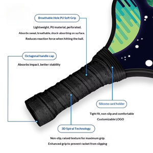Raqueta de Pickleball de Fibra de Carbono T700, Diseño Hueco Texturizado, Gran Venta en el Extranjero, Uso Deportivo al Aire Libre, Certificada por la USAPA - Product Image 4