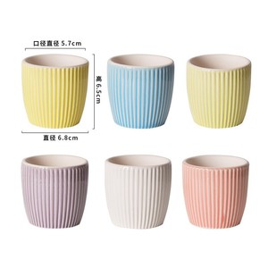Vaso in Ceramica per Mini <span class=keywords><strong>Piante</strong></span> <span class=keywords><strong>Grasse</strong></span> Stile Europeo - Ideale per Decorazioni da Tavolo per Interni - Product Image 5