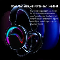 Écouteurs sans fil à oreille ouverte, 38 heures d'autonomie, charge rapide, avec micro, casque sport pour musique, travail, course à pied