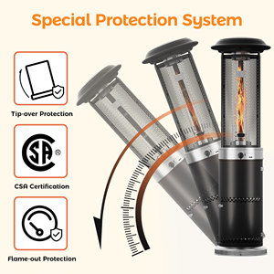 <span class=keywords><strong>Calentador</strong></span> <span class=keywords><strong>de</strong></span> Patio a Gas con Certificación CE/ETL, 36,000 BTU, Acero Inoxidable, Portátil con Ruedas, <span class=keywords><strong>Calentador</strong></span> <span class=keywords><strong>de</strong></span> Propano para Espacios Públicos y Calefacción Exterior - Product Image 5