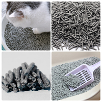 Litière pour chat en tofu au charbon actif, faible teneur en poussière, à base végétale, biodégradable, jetable aux toilettes, contrôle puissant des odeurs, vente en gros d'usine, OEM ODM