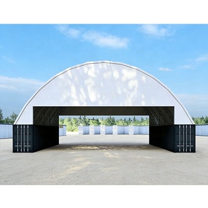 Carpa de Almacenamiento para Contenedores, Cobertizo de Almacenamiento de PVC, Refugio Impermeable de Doble Estructura, Edificios de Tela, Carpa Industrial para Almacenamiento - Product Image 1