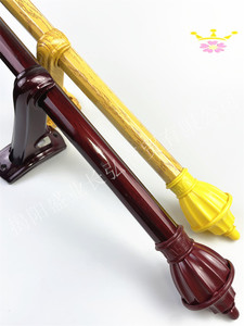 Roman Rod High Quality High Grade Light <strong>Curtain</strong> Accessories <strong>Curtain</strong> Hanger Imitation <strong>Wood</strong> Color <strong>Pole</strong> <strong>Curtain</strong> <strong>Poles</strong> - Product Image 1