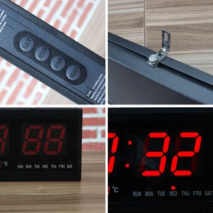 Electronic <strong>Digital</strong> Led Calendar Wall <strong>Clock</strong> with Temperature Date <strong>Day</strong> LED Calendar for Wall - Product Image 4