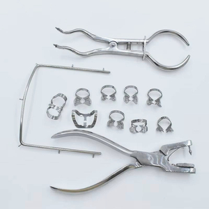 Kit de Dique de Goma Dental Profesional en Oferta: Instrumentos Quirúrgicos Dentales y Pinzas para Dique de Goma - Product Image 3