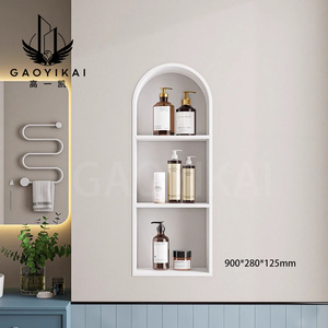 <span class=keywords><strong>Niche</strong></span> de salle de bain et de salon encastrée, étanche, en acier inoxydable 304, design moderne - Product Image 1