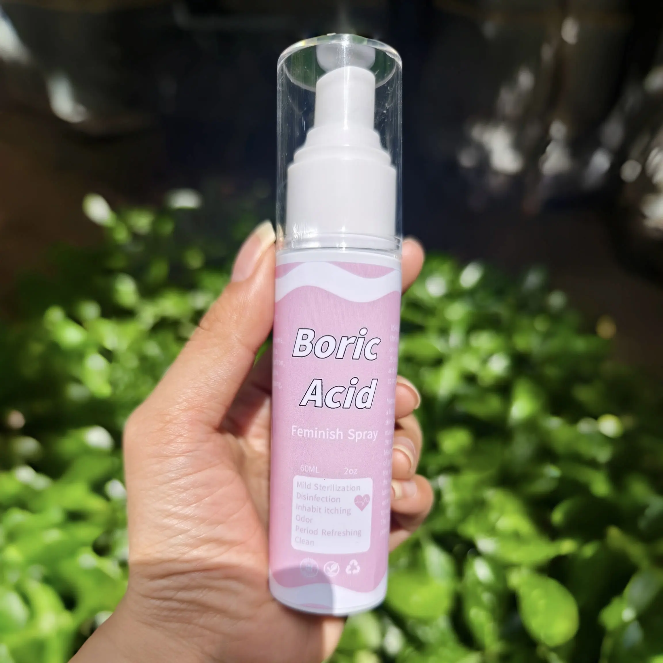 Higiene femenina lavado vaginal productos vaginales Etiqueta Privada Yoni spray de niebla para el cuidado íntimo femenino