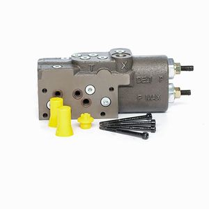 Haute Qualité QT-500 Sub-ensemble de poinçon hydraulique unidirectionnel 1/4 port pour excavatrice, Gris, Garantie 1 an - Product Image 3