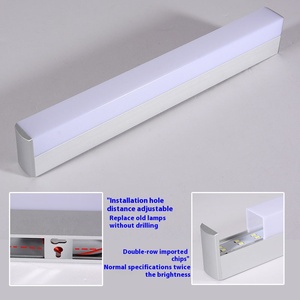 Hiện đại đơn giản Kính thiên văn dẫn đèn tường chống sương mù & phòng tắm không thấm nước Gương tủ bảng mỹ phẩm gương với hiệu ứng đèn pha - Product Image 4