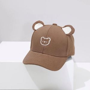 Gorra de Béisbol de Algodón con Orejas de Oso, Material Suave, Gorra Trucker Infantil Ajustable con Protección UV - Product Image 4