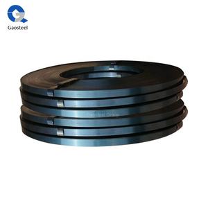 Grosir kemasan logam pita biru baja Tempered panggang Strapping untuk kemasan - Product Image 4