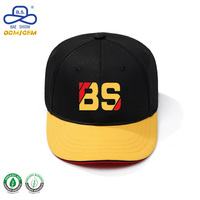 Gorras de Béisbol de Algodón y Poliéster Premium con Logotipo Personalizado en Dos Tonos, Cierre a Presión, Unisex, para Uso Casual Urbano, OEM ODM