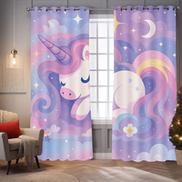 Rideaux occultants floraux, imprimé de fleurs colorées bohèmes, décorations à œillets, rideaux occultants pour fenêtres, ensemble de 2 panneaux pour chambre à coucher, salon