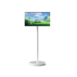 Monitor Portátil con Ruedas, Pantalla Táctil, Almacenamiento de 64GB/128GB, Pantalla Inteligente, Monitor Portátil con Pantalla Giratoria y <span class=keywords><strong>Base</strong></span> Móvil - Product Image 1