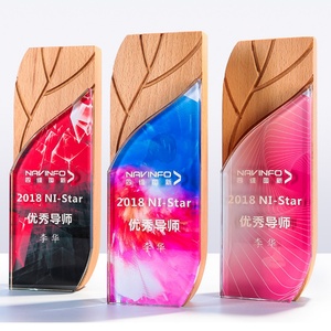 Wholesale Gold Plated Sports Game Winner Fitness Bodybuilding Gymnastics Dart Award Cup Crystal Trophy Custom Wooden Trophy - Product Image 2