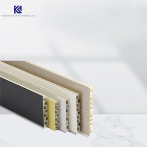 Thickened <strong>PVC</strong> Skirting Board Waterproof Floor <strong>Baseboard</strong> Moulding Durable - Product Image 2