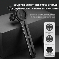 Support de fixation pour compteur GPS de vélo ROCKBROS, extension de guidon, support pour ordinateur de vélo, support de chronomètre
