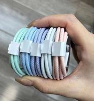 Kabel Pengisi Daya PD 20W Double C untuk iPhone 15 16 Pro Max Pengisian Cepat Tipe C ke Tipe C 3A 1M 2M Kabel Data Kawat Terjalin
