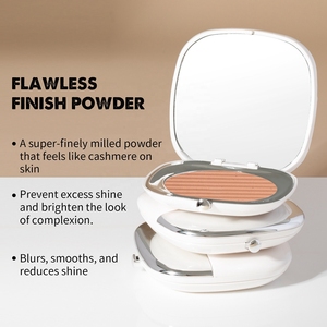 พาเลทแต่งหน้าสำหรับใบหน้าพาเลทกันน้ำแบบอัดเม็ดพร้อมแปรงโลโก้ที่กำหนดเอง - Product Image 6